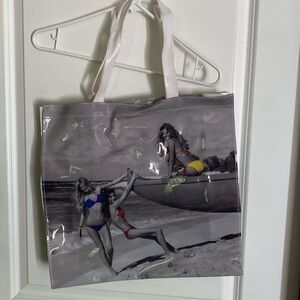 Victoria Secret plastic beach tote VINTAGE